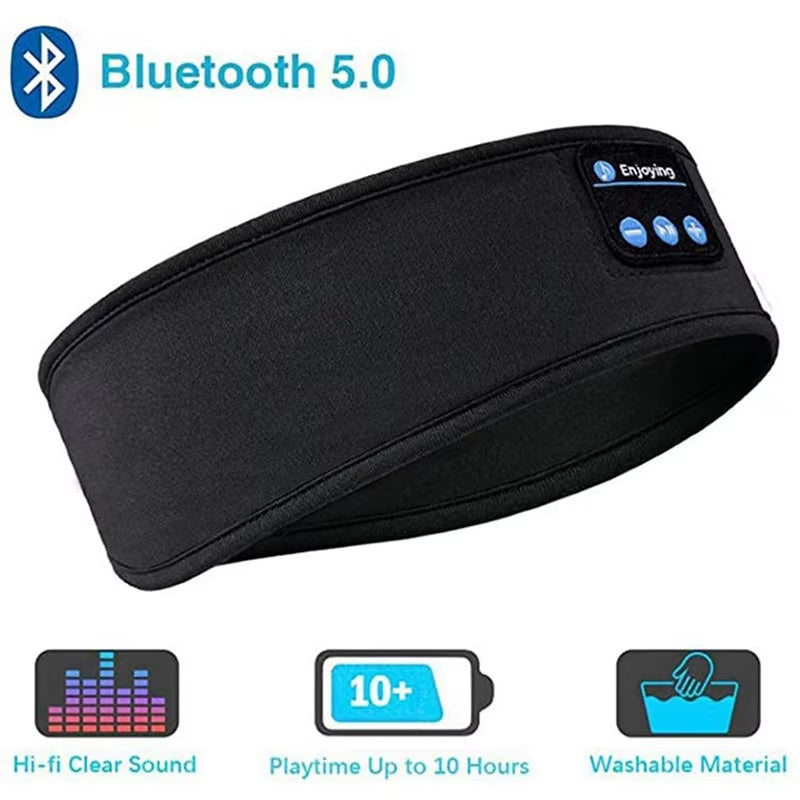 Casque Bluetooth sans fil 2-en-1 : Parfait pour le sport et le sommeil