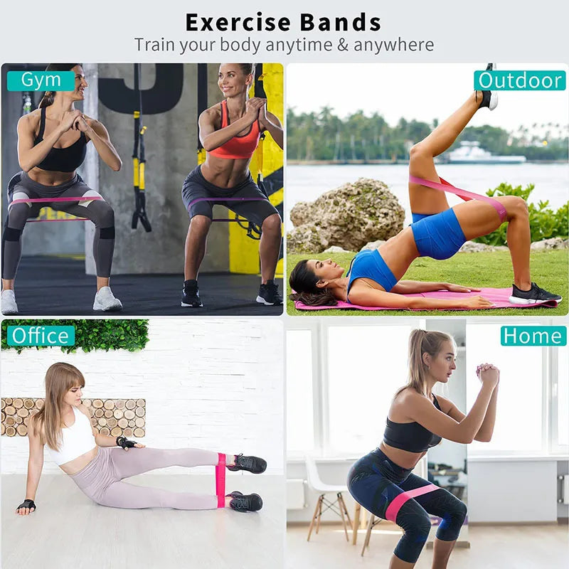 Bandes de Résistance Fitness – Set de 5 Niveaux pour Renforcement & Mobilité